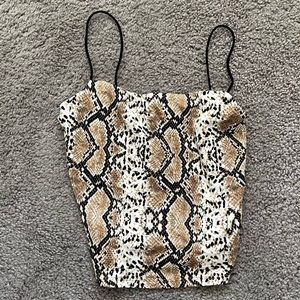 Snake Print Tank